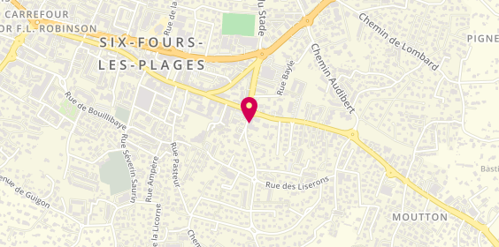 Plan de Carrosserie de la Mascotte, 63 avenue Pierre And Jean Boulet, 83140 Six-Fours-les-Plages