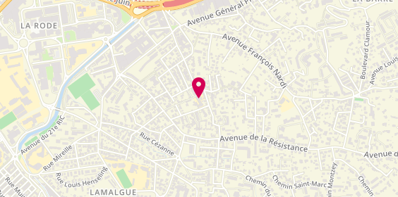 Plan de A et B Carrosserie, 159 Avenue Augustin Thierry Quartier Aguillon, 83000 Toulon