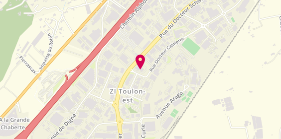 Plan de AZUR TRUCKS CAR & BUS - la Farlède, Zone Industrielle Toulon Est
Rue du Dr Schweitzer, 83210 La Farlède
