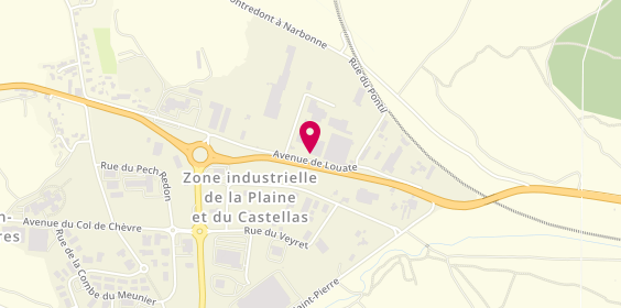 Plan de Carrosserie Cazanave, 230 Avenue de l'Ouate Zone Industrielle de la Plaine, 11100 Montredon-des-Corbières