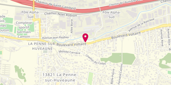 Plan de Station de la Vallee, 231 Boulevard Voltaire, 13821 La Penne-sur-Huveaune