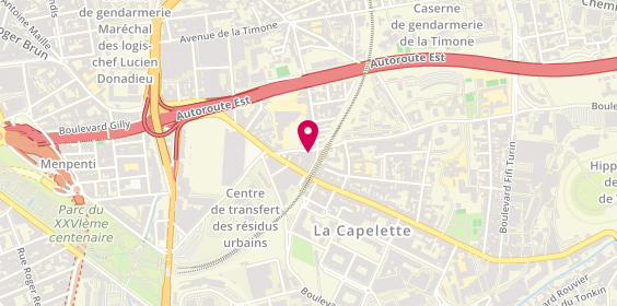 Plan de LOPEZ Guy Rene, 24 Boulevard Mireille Lauze, 13010 Marseille