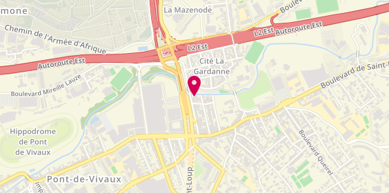 Plan de Garage Huveaune, 36 Avenue de Florian, 13010 Marseille