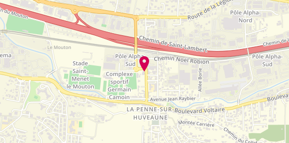 Plan de Carrosserie de la Vallée, 23 Boulevard de la Gare, 13821 La Penne-sur-Huveaune