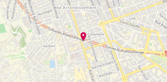Plan de Carrosserie Buelli, 40 Rue Falque, 13006 Marseille