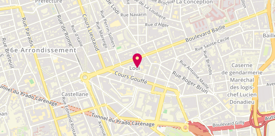 Plan de Carrosserie l'Auto, 6 Rue d'Austerlitz, 13006 Marseille
