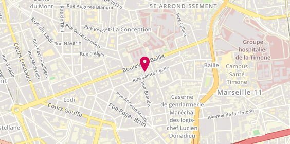 Plan de LEHALLE Emmanuel Francois, 73 Rue Sainte Cécile, 13005 Marseille
