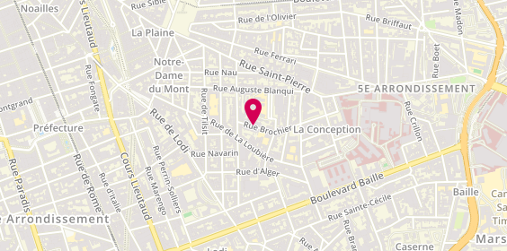 Plan de Carrosserie S.E.R.A, 15 Rue Brochier, 13005 Marseille