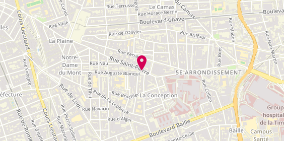 Plan de Carrosserie Saint Pierre, 94 Rue Saint-Pierre, 13005 Marseille