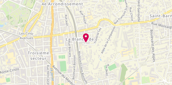Plan de Garage Fabrice, 17 Rue Xavier Progin, 13004 Marseille