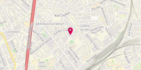 Plan de Carrosserie des Iles A&A, 51 Rue Belle de Mai, 13003 Marseille