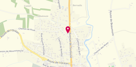 Plan de Axial, avenue de Toulouse, 31410 Saint-Sulpice-sur-Lèze