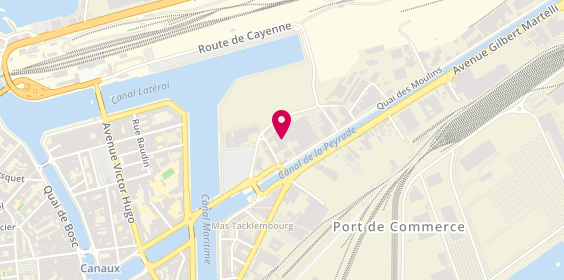Plan de Garage du Pont Neuf, 80 Rue des Dockers, 34200 Sète