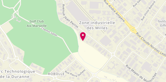 Plan de Villevieille Auto, 1000 Rue Jean Perrin Zone Industrielle des Milles, 13852 Aix-En-Provence-Cedex