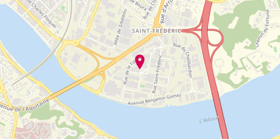 Plan de Bayonne Radiateurs Services, Zone Industrielle Saint Frederic 11 Rue Galupe, 64100 Bayonne