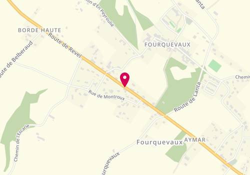 Plan de Garage Lacourt, 6 Route Revel, 31450 Fourquevaux