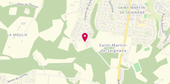Plan de Jc Carrosserie, 1030 Chemin de Grand Jean, 40390 Saint-Martin-de-Seignanx