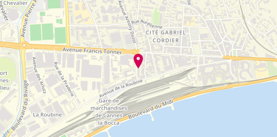 Plan de Garage Buisson, 15 Rue Paul Négrin, 06150 Cannes