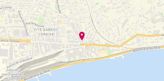 Plan de Garage Central, 10 Rue Jean Gras, 06150 Cannes