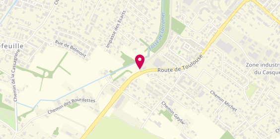 Plan de SARL Carrosserie de l'Amitie, 129 Route de Toulouse, 31270 Cugnaux