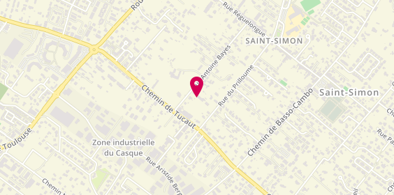 Plan de Saint Simon Automobile, 8 Rue Antoine Bayes, 31100 Toulouse