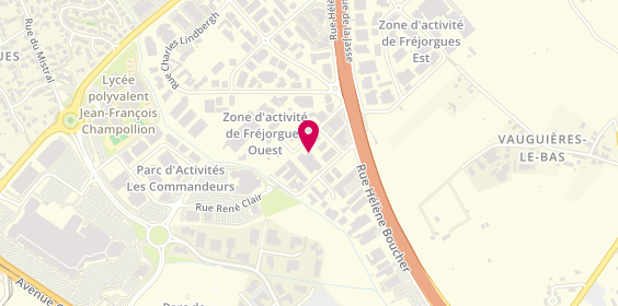 Plan de MDCS Montpellier, Zone Aménagement de Fréjorgues Ouest impasse du Mas Saint-Jacques, 34130 Mauguio