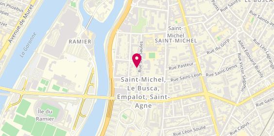 Plan de AD Garage Expert DES SAULES - CLEMENT AUTOMOBILES, 25 Rue des Saules, 31400 Toulouse
