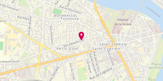 Plan de Carrosserie Chelle, 29 Bis Rue Adolphe Coll, 31300 Toulouse