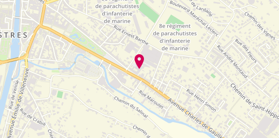 Plan de Fixauto Castres Centre, 143 avenue Charles de Gaulle, 81100 Castres
