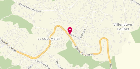 Plan de Grc Garage du Colombier, 34 Chemin Gorgue, 06330 Roquefort-les-Pins