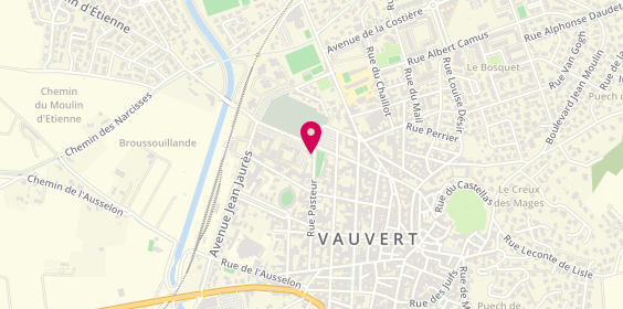 Plan de AD Garage Vauvert, 361 Rue Pasteur, 30600 Vauvert