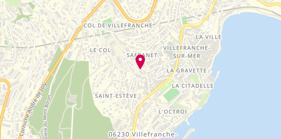 Plan de Carrosserie Vonic, 20 Rue Edith Duhamel, 06230 Villefranche-sur-Mer