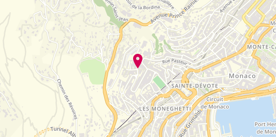 Plan de Centre Porsche Service Monaco, 20 avenue Paul Doumer, 06240 Beausoleil