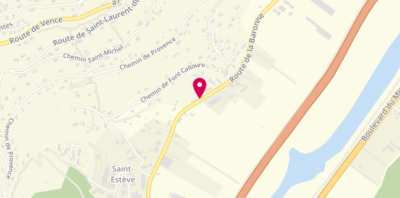 Plan de At Classic Carrosserie, 2041 Route Baronne, 06510 Gattières