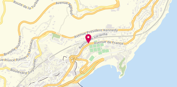 Plan de Carrosserie Azur, 17 Avenue de France, 06190 Roquebrune-Cap-Martin
