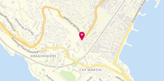 Plan de JB Carrosserie, 445 avenue de la Paix, 06190 Roquebrune-Cap-Martin