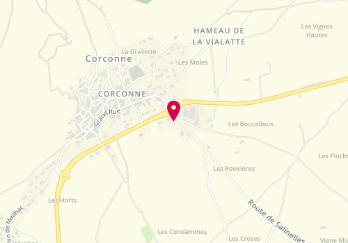 Plan de Project'car, 40 Route de Salinelles, 30260 Corconne
