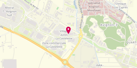 Plan de JLR Automobiles, 150 avenue Charles Valente, 84140 Avignon