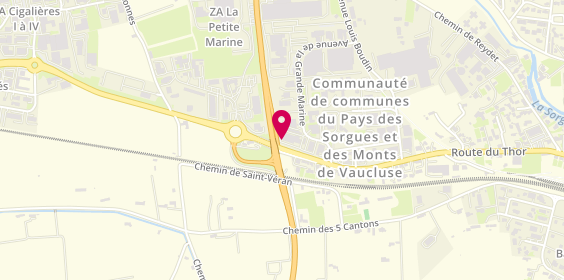 Plan de Garage Insula Auto, 145 avenue de la Grande Marine, 84800 L'Isle-sur-la-Sorgue
