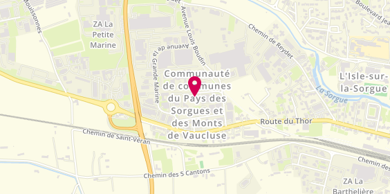 Plan de C'fac, Zone Industrielle de la Grande Marine
105 avenue Gustave Eiffel, 84800 L'Isle-sur-la-Sorgue