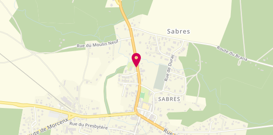 Plan de Carrosserie Sabraise, Route de Bordeaux, 40630 Sabres