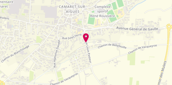 Plan de Garage de l'Aurore, 132, Avenue Louis Pasteur, 84850 Camaret-sur-Aigues