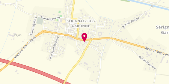 Plan de Proximeca, 2199 Avenue des Landes, 47310 Sérignac-sur-Garonne