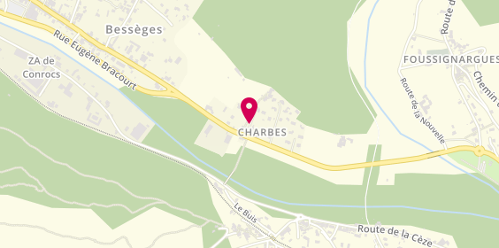 Plan de Garage Portales, Quartier de Charbes, 30160 Bessèges