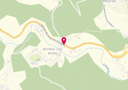 Plan de Dm Autos, Neyrac Haut 2505 Route Puy en Velay, 07380 Meyras