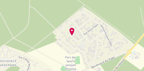 Plan de First Stop DML Auto / Atout Pneus Andernos-les-Bains, 9 Rue Gilles de Roberval, 33510 Andernos-les-Bains