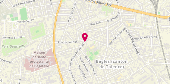 Plan de Atelier Sébastien Fossey, 139 Rue Pierre Renaudel, 33130 Bègles