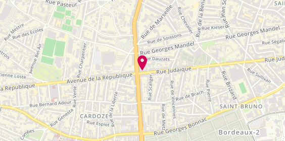 Plan de Garage Cama, 267 Rue Judaïque, 33000 Bordeaux