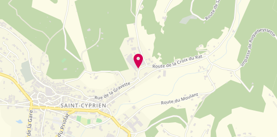 Plan de Carrosserie Brunet, Lieu Dit Les Grenels
61 Route des Fours A Chaux
La Croix du Rat, 24220 Saint-Cyprien, France