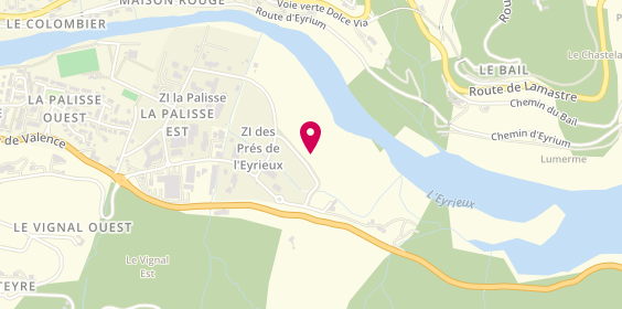Plan de Carrosserie Trouiller, 462 Rue des Prés de l'Eyrieux, 07160 Saint-Michel-d'Aurance